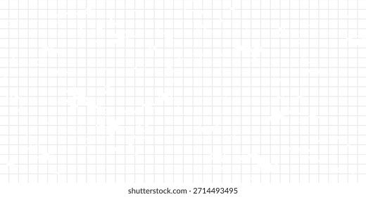 Planer page with dotted grid. Seamless checkered paper texture. Retro bullet journal notebook background. Simple square graph pattern. School math sheet wallpaper. Vector repeating workbook paper