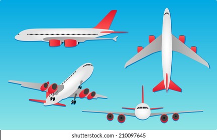 4,675 Plane side view Stock Vectors, Images & Vector Art | Shutterstock