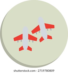 Icono de estilo de círculo plano