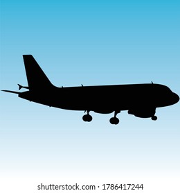 Aviones: en vuelo, ilustración vectorial de aeronaves