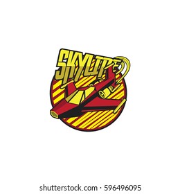 Planes Future Of The Sky War Logo Vector Illustration