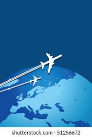 planes traveling the world