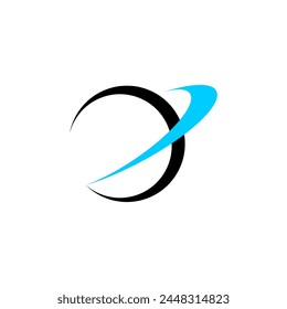 planet abstract logo symbol vector icon design