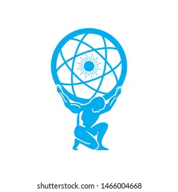 planet atlas design techno graphic element