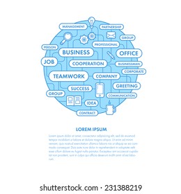 Planet business tags. Vector illustration.