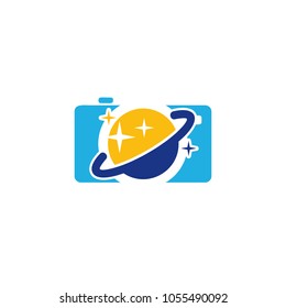 Planet Camera Logo Icon Design