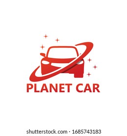 Planet Car Logo Template Design