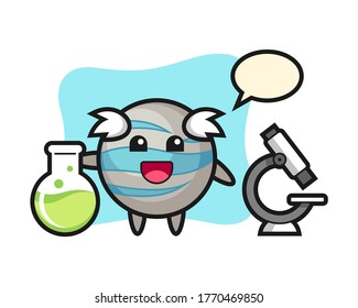 Planet Cartoon als Wissenschaftler
