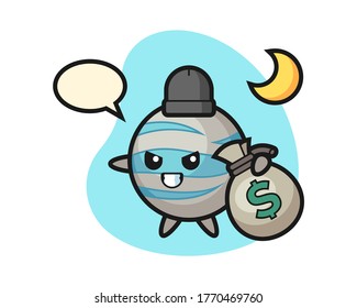 Planet cartoon stolen the money