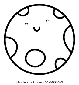 Planet cartoon vector design vector illustration
