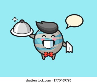 Planet Cartoon als Kellner