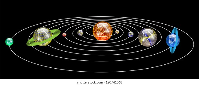 planet as Christmas decorations