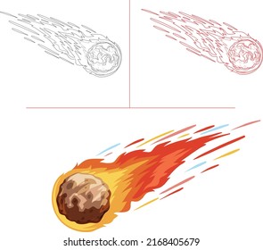 Planet Clipart Sketch. 
Planet Clipart Vector Illustration Design.
