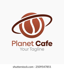 Planet Coffee Logo Design Template. Good for Business, Agency, Community and Organization