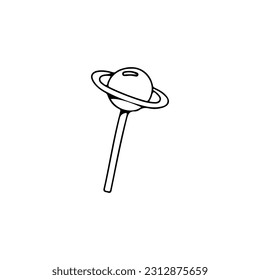 planet concept candy vector illustration