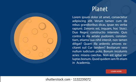 Planet Conceptual Banner