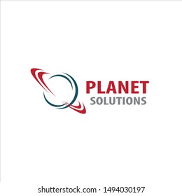 Planet Consult logo design, abstract , simple