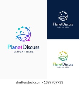 Planet Consult logo designs vector