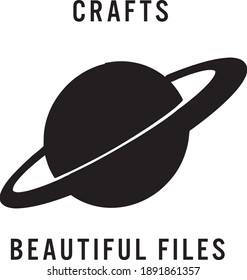 Planet crafts beautiful files vector