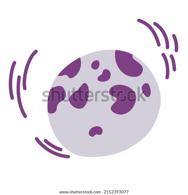 Planet. Cute cartoon\
galaxy, space, solar system elements. Isolated design elements for\
children. Stickers, labels, icons, infographics for kids. Vector\
Hand draw illustration\
