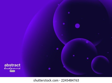 espacio profundo del planeta con fondo de tema estrella violeta para banner publicitario, folleto, página de aterrizaje del sitio web, pasos vectoriales de portada de cuaderno.