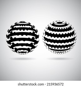 planet design over gray background vector illustration