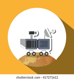 planet design. space concept. cosmos icon, vector illustration