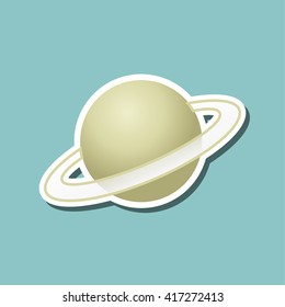 planet design. space concept. cosmos icon, vector illustration