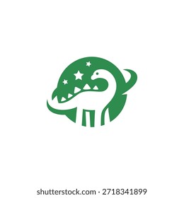 Planet Dino Com Logotipo Star 