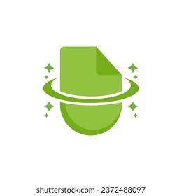 planet document modern logo designs