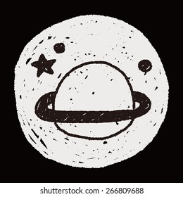 planet doodle drawing