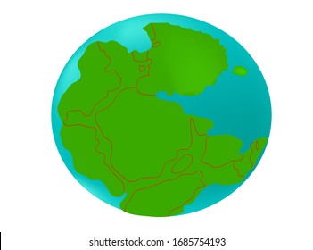 planet Earth, 200 million years ago, the supercontinent Pangea