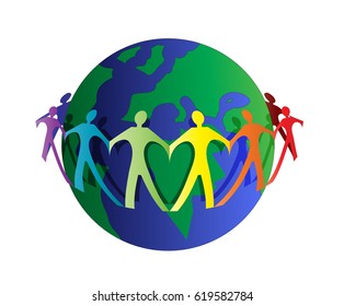Planet Earth abstract artistic digital illustration for the World Earth Day - 22nd of April - abstract background illustration.