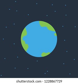 planet Earth. cartoon style. vector