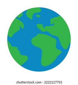 Planet earth for decoration design. Global map. World health day. Earth day. Planet Earth. Vector