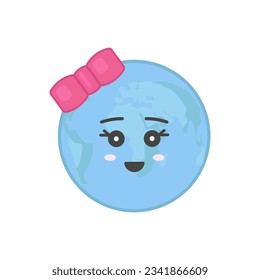 Planet earth for decoration design. Global map. World health day. Earth day. Planet Earth.