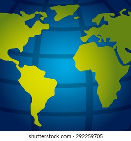 planet earth design, vector illustration eps10 graphic 