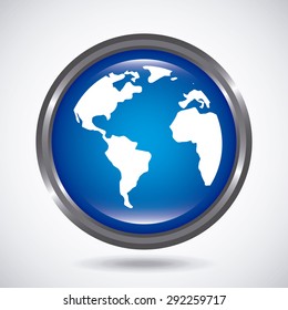 planet earth design, vector illustration eps10 graphic 