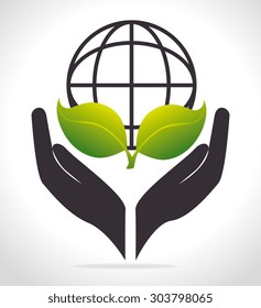 Planet earth design, vector illustration eps 10.