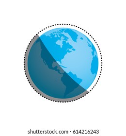 Planet earth geography