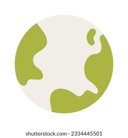 Planet Earth Globe Vector Illustration