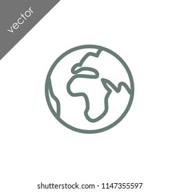 planet earth icon