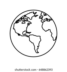 planet earth icon