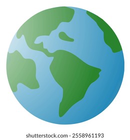 Planet Earth icon Earth day flat symbol. 3d planet earth icon. 3d Globe icon