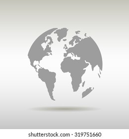  Símbolo de icono Planeta Tierra