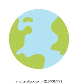 Planet earth icon. Vector illustration