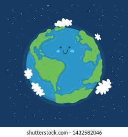 planet earth / illustration . Vector