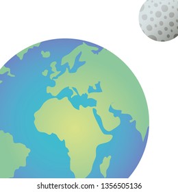 planet earth isolated icon