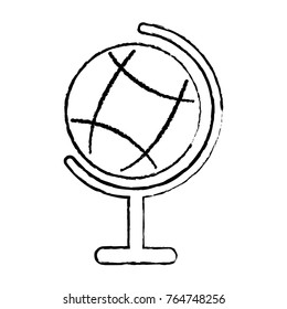 planet earth map globe  icon image 