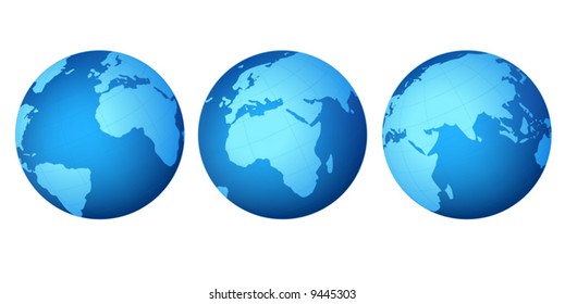 planet earth map ; illustration